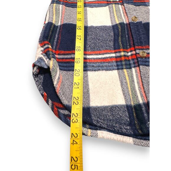 American Eagle Amazingly Soft Plaid Button-Up Shacket Womens Size Small - Picture 8 of 11